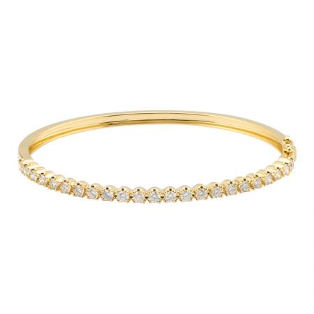 Diamond Crown Set Bangle