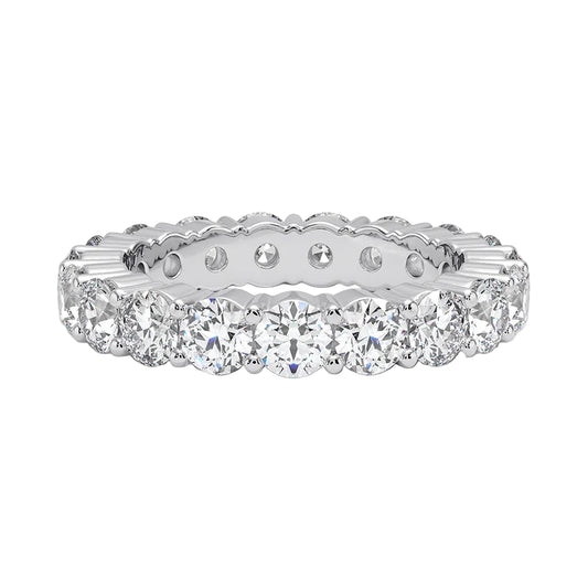 Round Eternity Lab Diamond Band