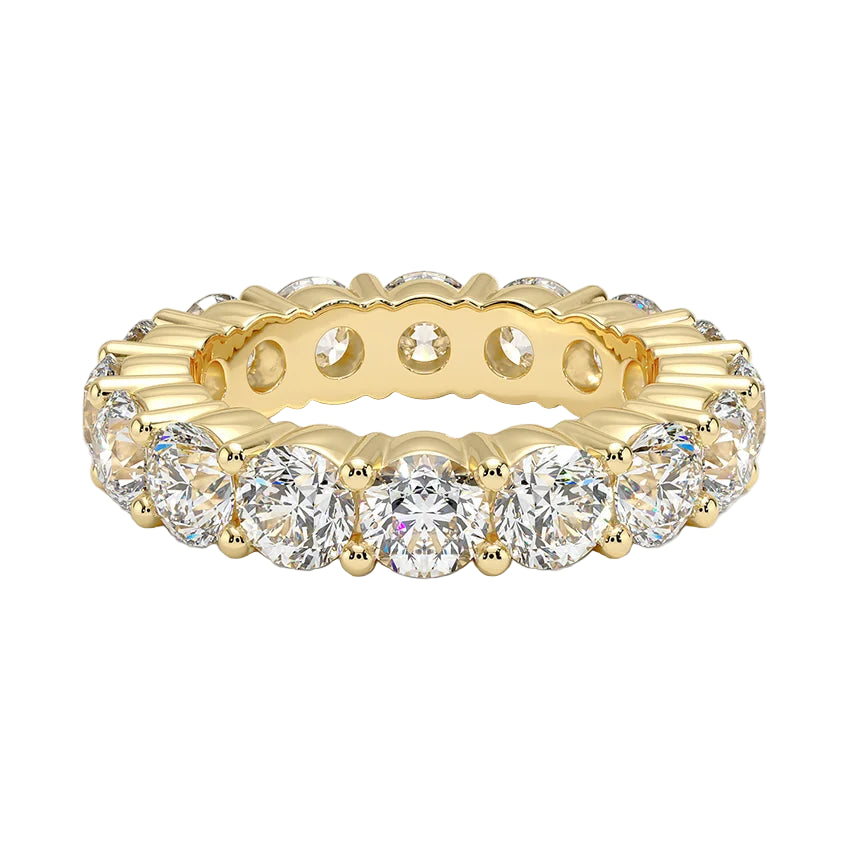 Round Eternity Lab Diamond Band