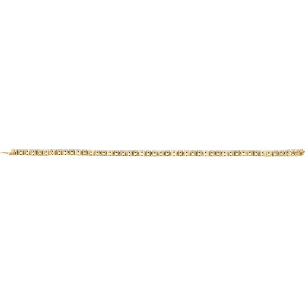 14KT Classic LAB Tennis Bracelet