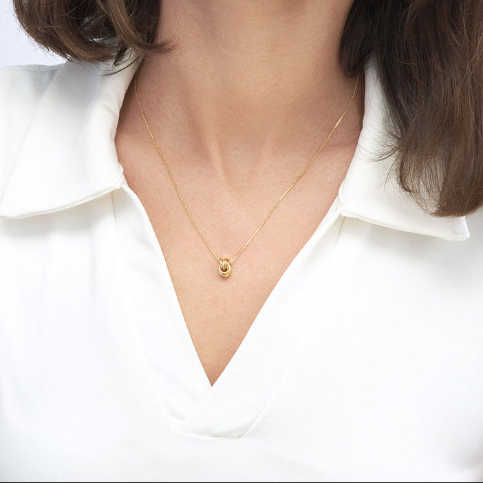 14KT Love Knot Pendant