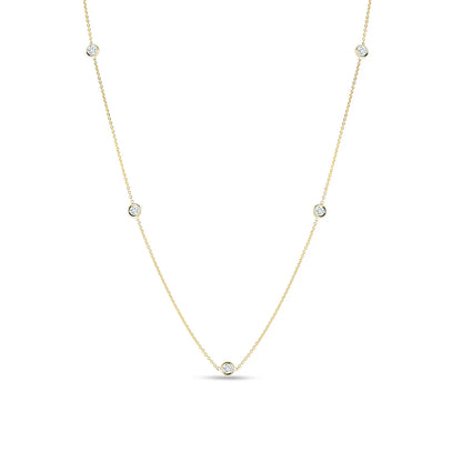 14KT Custom Diamond By The Inch Necklace