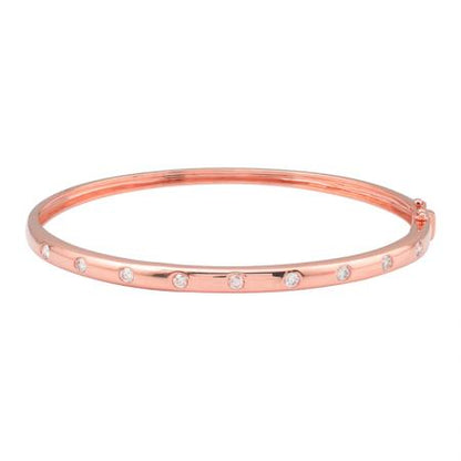 Diamond Inlay Bangle