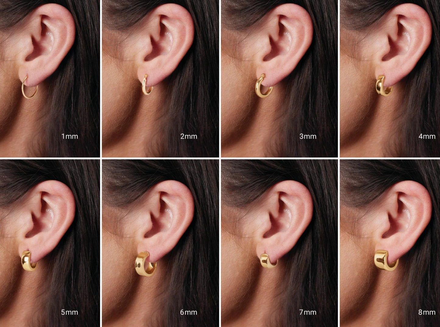 Classic Tube Hoop Earring