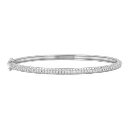Diamond Pave Dome Bangle