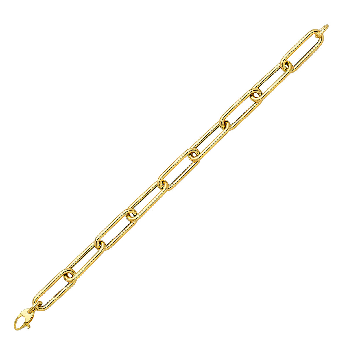 14KT Large Paperclip Link Chain Necklace