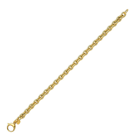 14KT Oval Link Brac