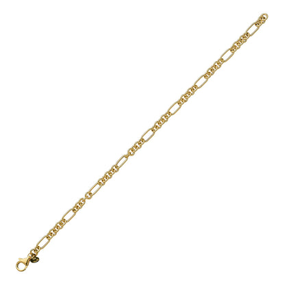 14KT Mixed Multi-Link Bracelet