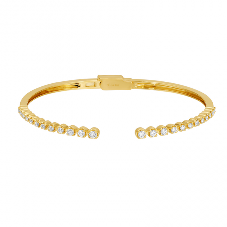 Diamond Crown Set Cuff