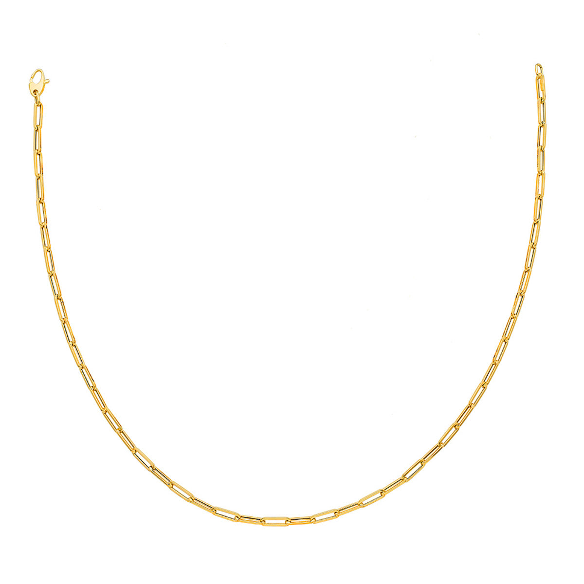 18KT Paperclip Chain