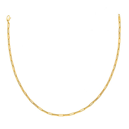 18KT Paperclip Chain
