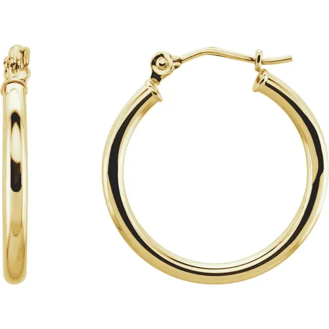 Classic Tube Hoop Earring