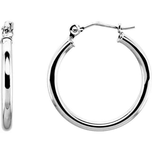 Classic Tube Hoop Earring