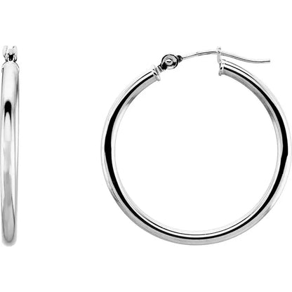Classic Tube Hoop Earring