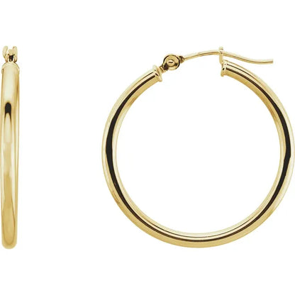 Classic Tube Hoop Earring