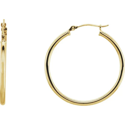 Classic Tube Hoop Earring