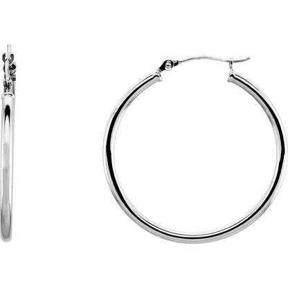 Classic Tube Hoop Earring