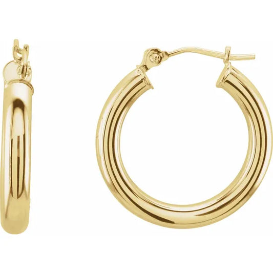 Classic Tube Hoop Earring