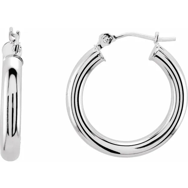 Classic Tube Hoop Earring
