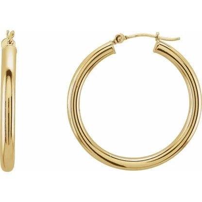 Classic Tube Hoop Earring
