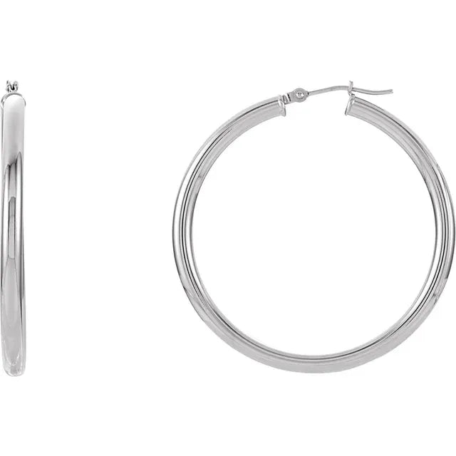 Classic Tube Hoop Earring
