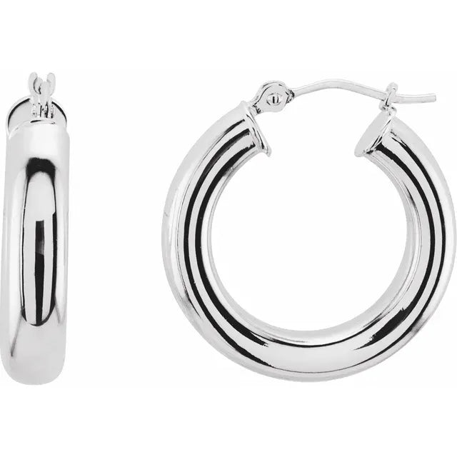 Classic Tube Hoop Earring