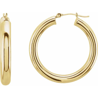 Classic Tube Hoop Earring