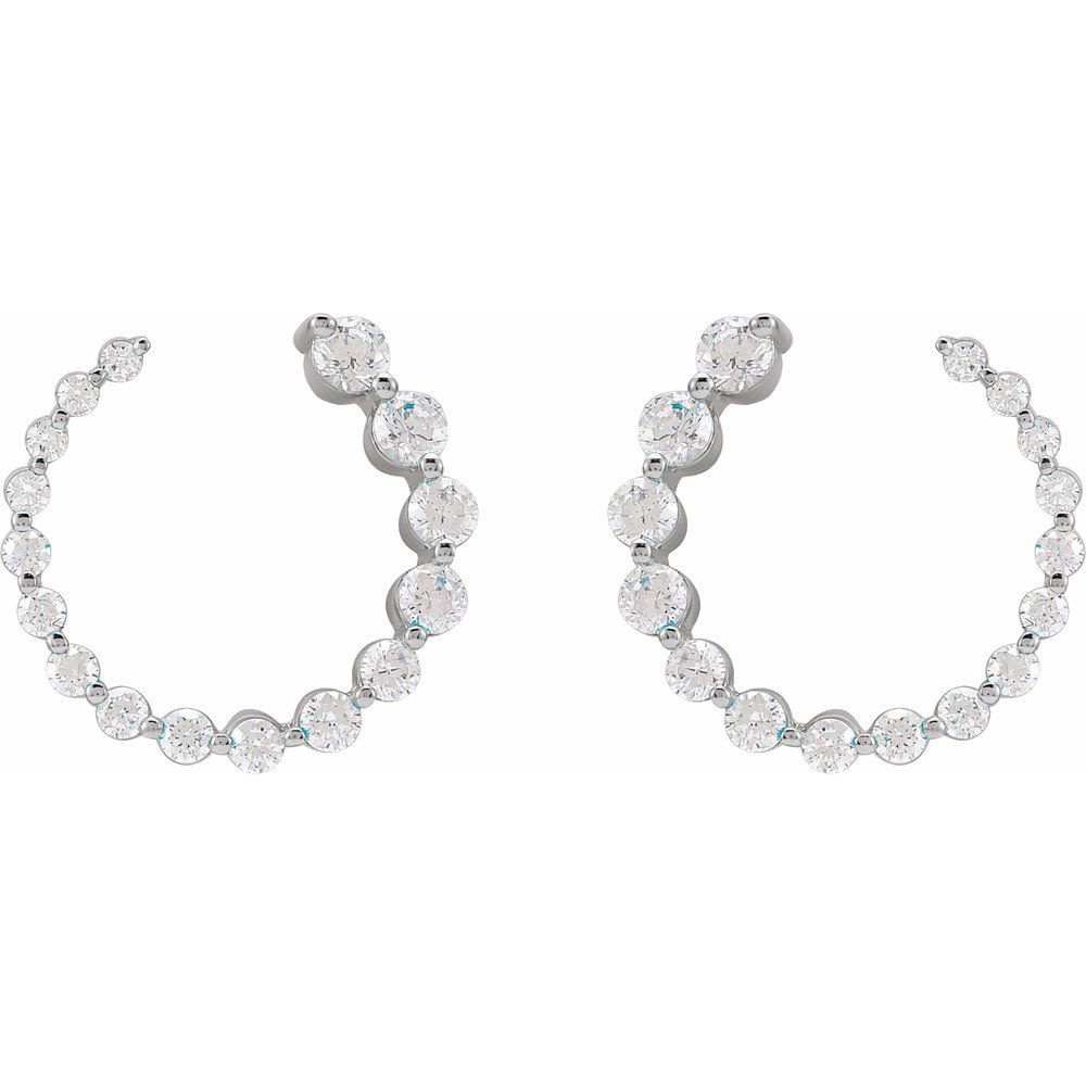 14KT Front to Back Wrap Hoop