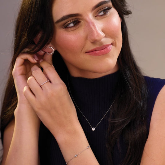 14KT Front to Back Wrap Hoop