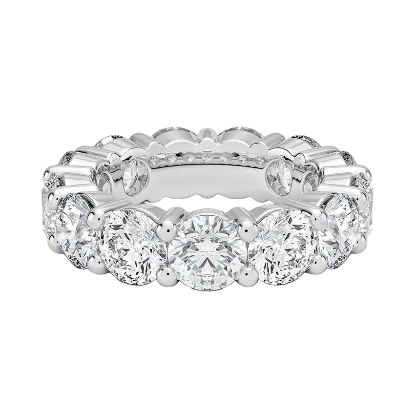 Round Eternity Lab Diamond Band