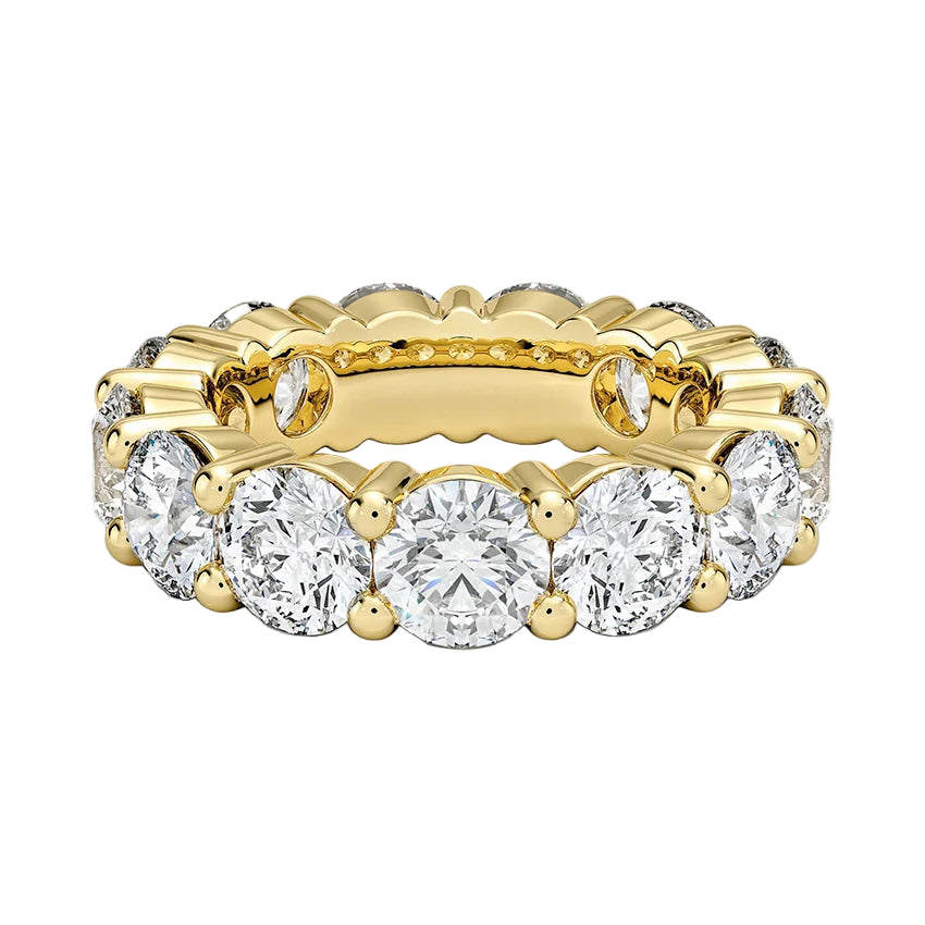 Round Eternity Lab Diamond Band