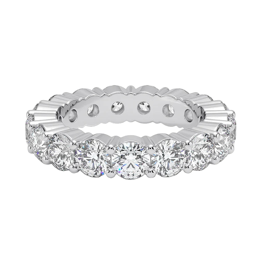 Round Eternity Lab Diamond Band