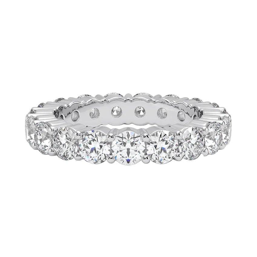 Round Eternity Lab Diamond Band