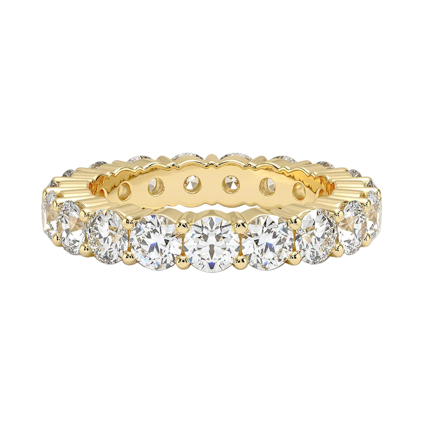 Round Eternity Lab Diamond Band