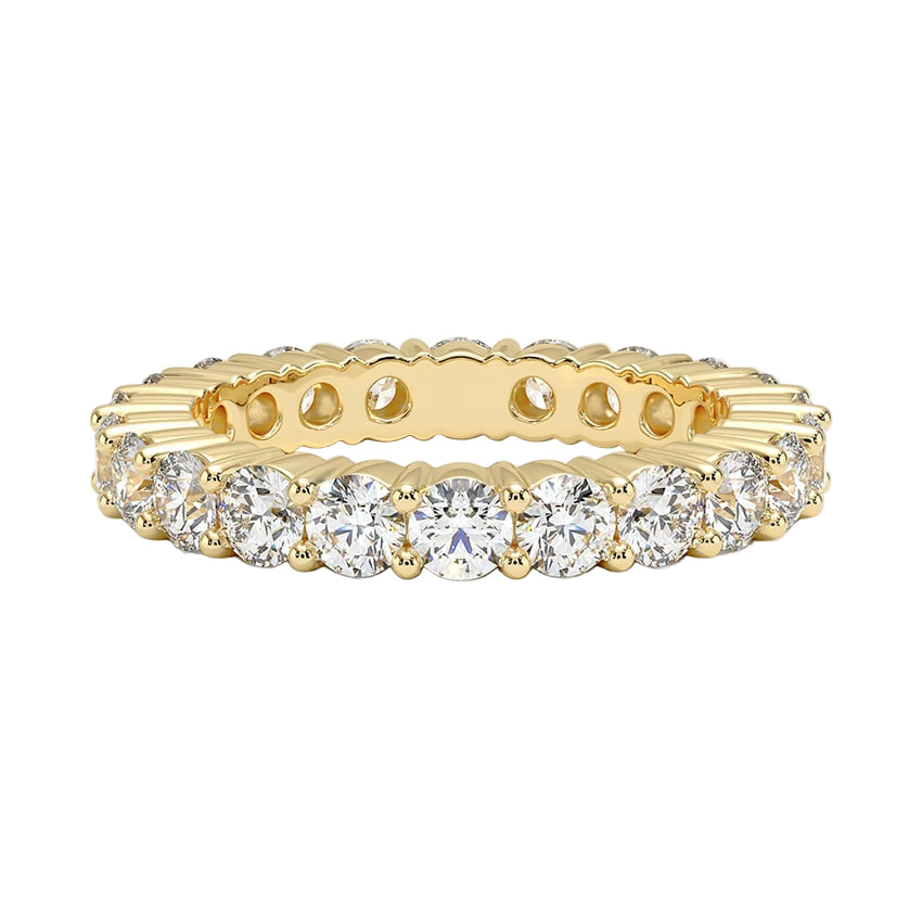 Round Eternity Lab Diamond Band