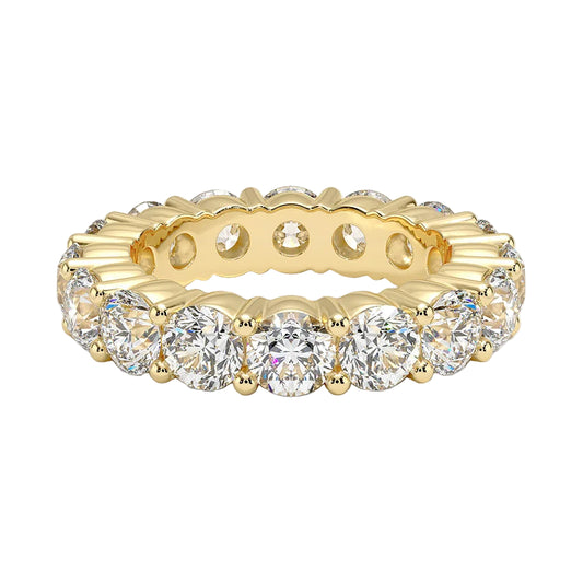 Round Eternity Lab Diamond Band