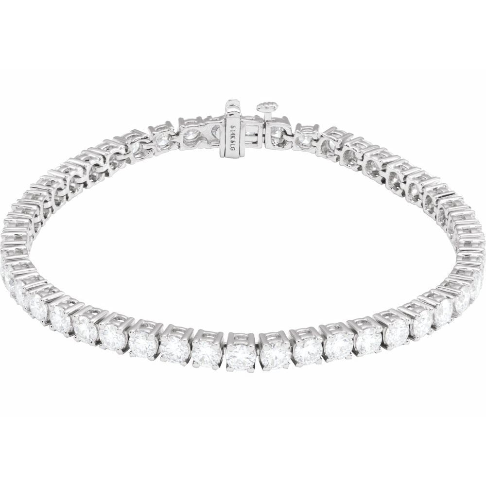 14KT Classic LAB Tennis Bracelet