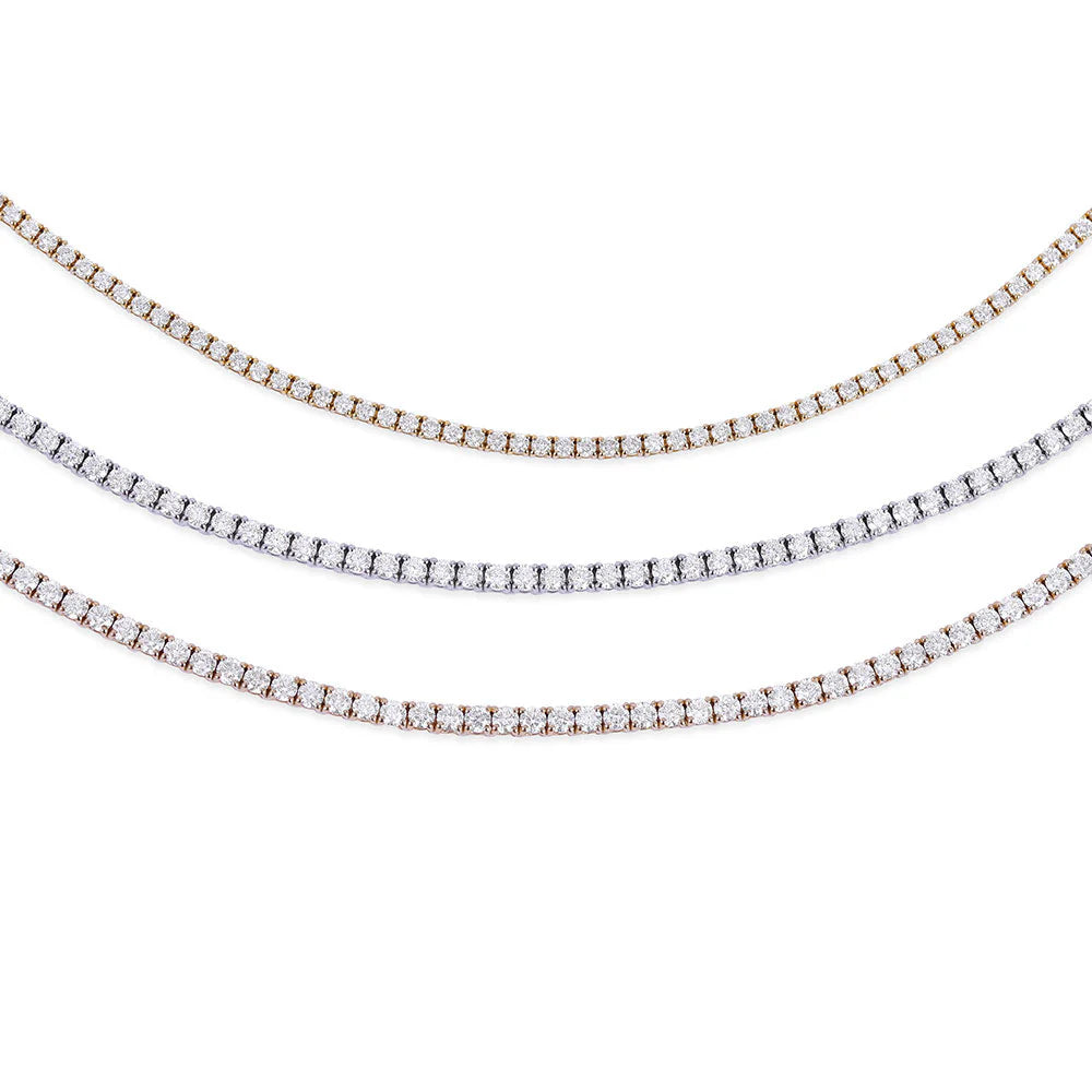 14KT Classic Tennis Necklace