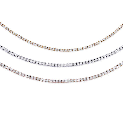14KT Classic Tennis Necklace
