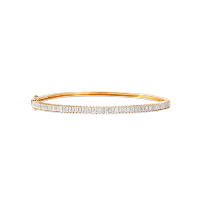 Baguette Diamond Bangle