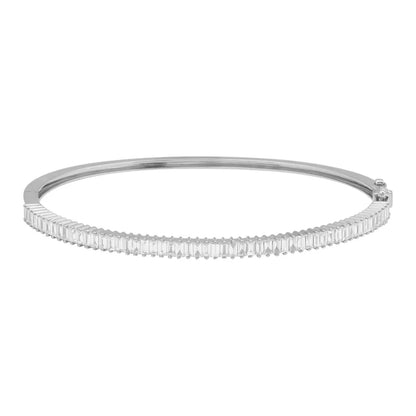 Baguette Diamond Bangle