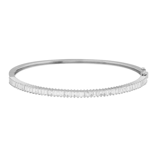 Baguette Diamond Bangle