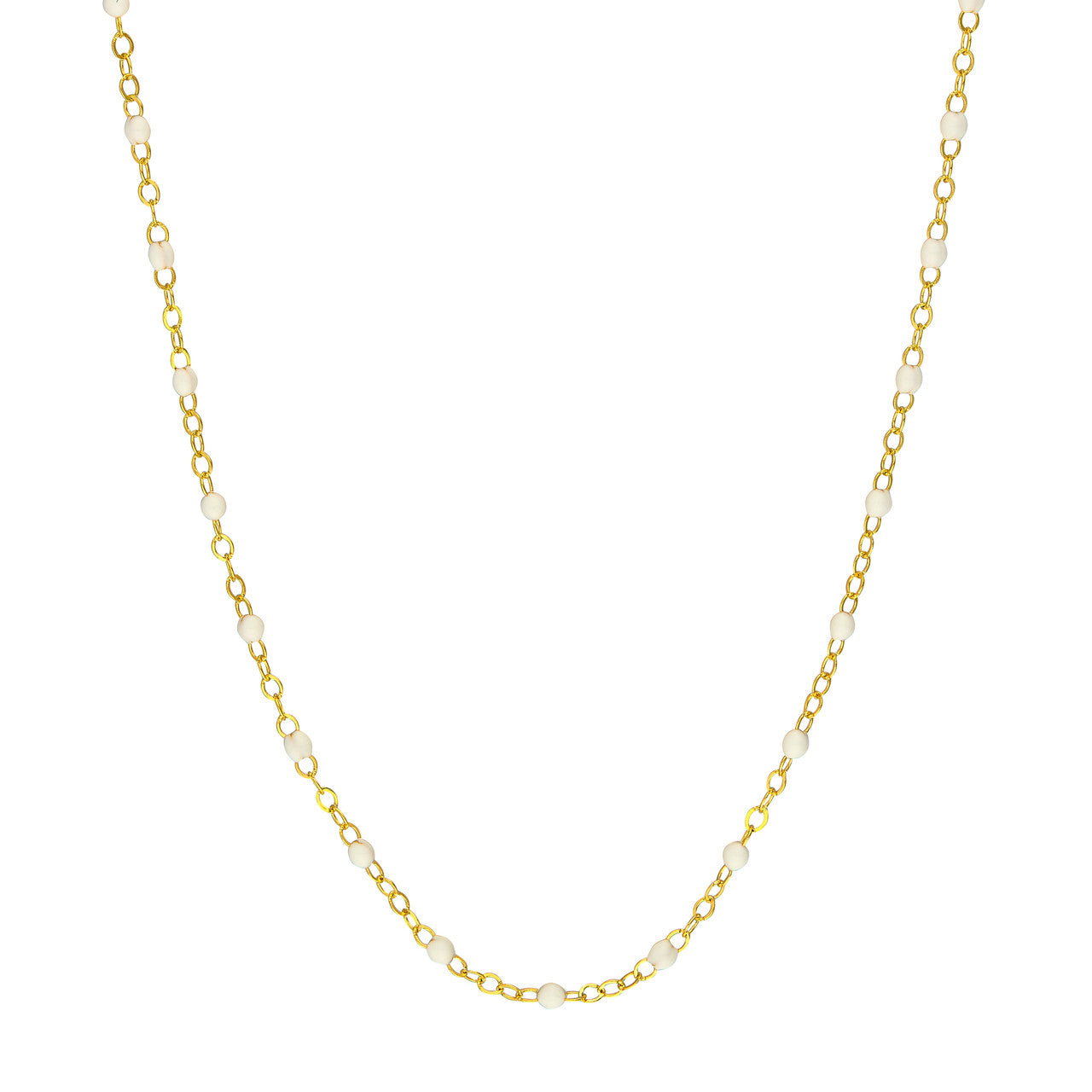 14KT Multi Color Enamel Piatto Chain