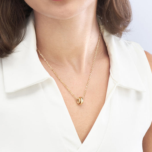 14KT Trio Charm Necklace