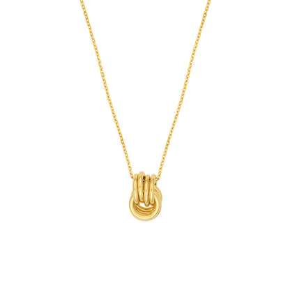 14KT Love Knot Pendant