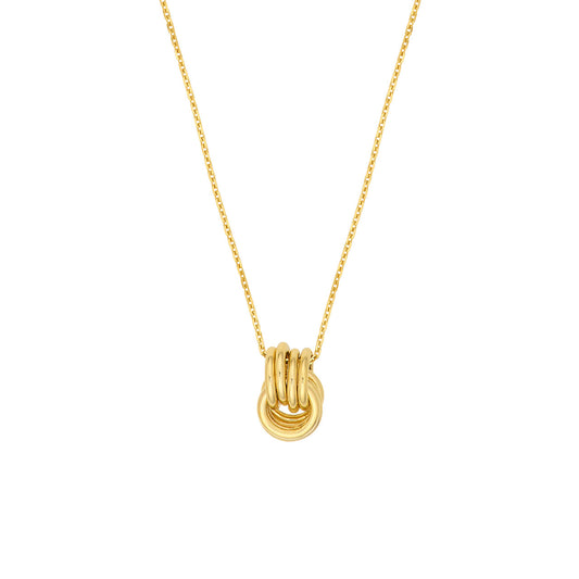 14KT Love Knot Pendant