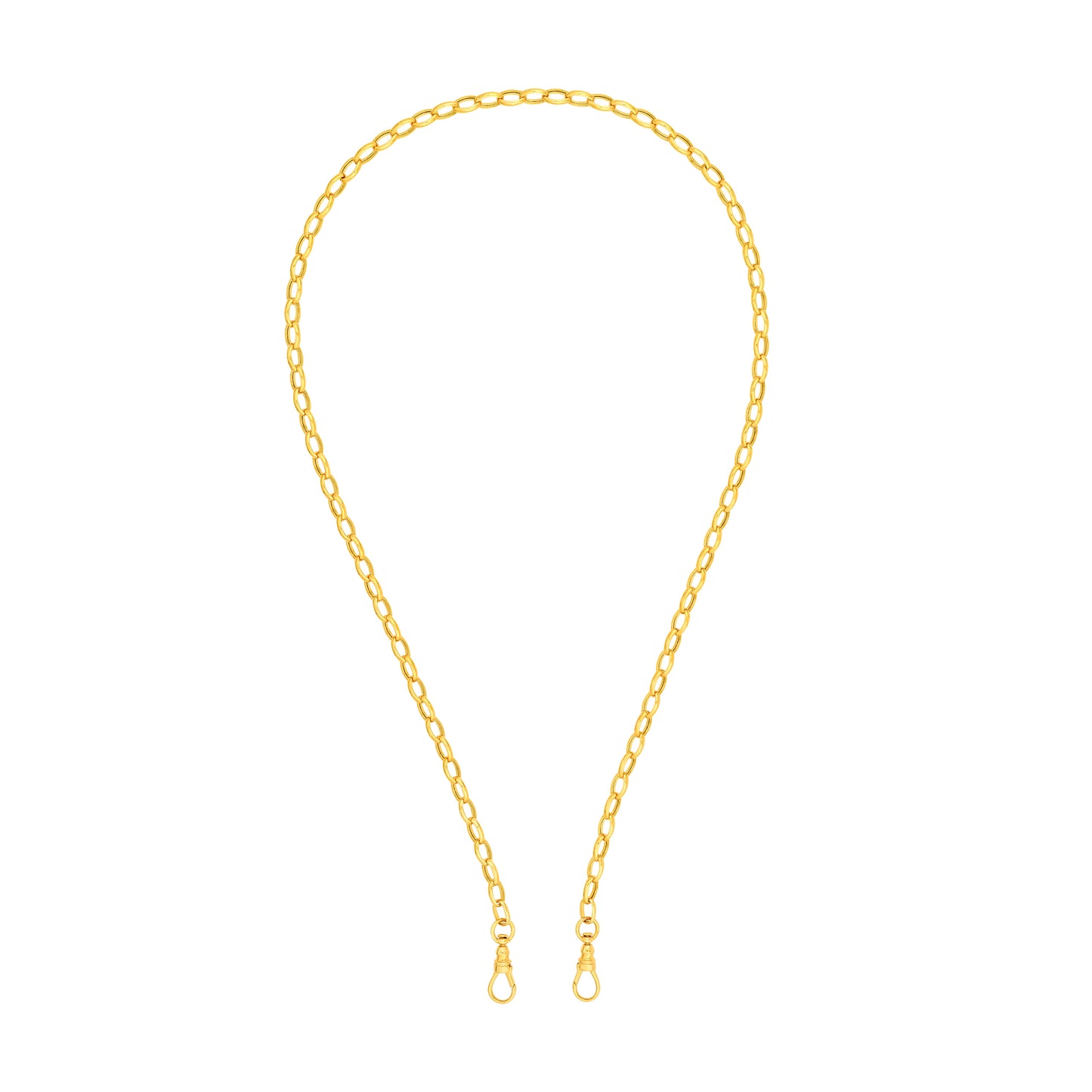 14KT Hollow Forzentina Link Split Chain