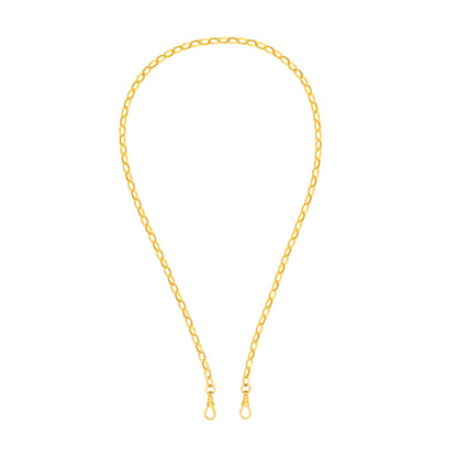 14KT Hollow Forzentina Link Split Chain