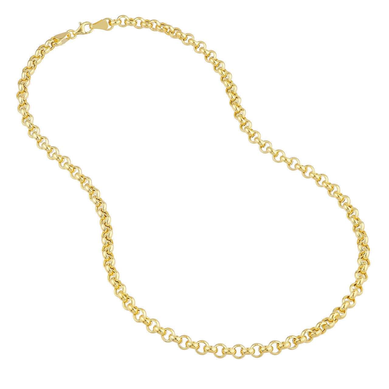 14KY Rolo Link Chain Necklace