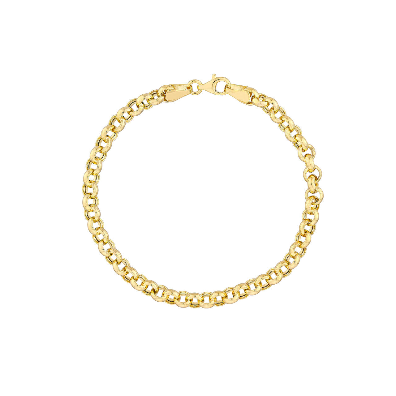 14KT Rolo Link Chain Bracelet